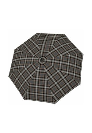STOCKHOLM  88 CM - Schirm - check brown beige