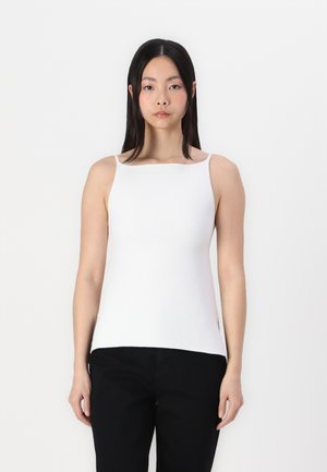 OTTOMAN HIGH NECK TANK - Topper - brilliant white