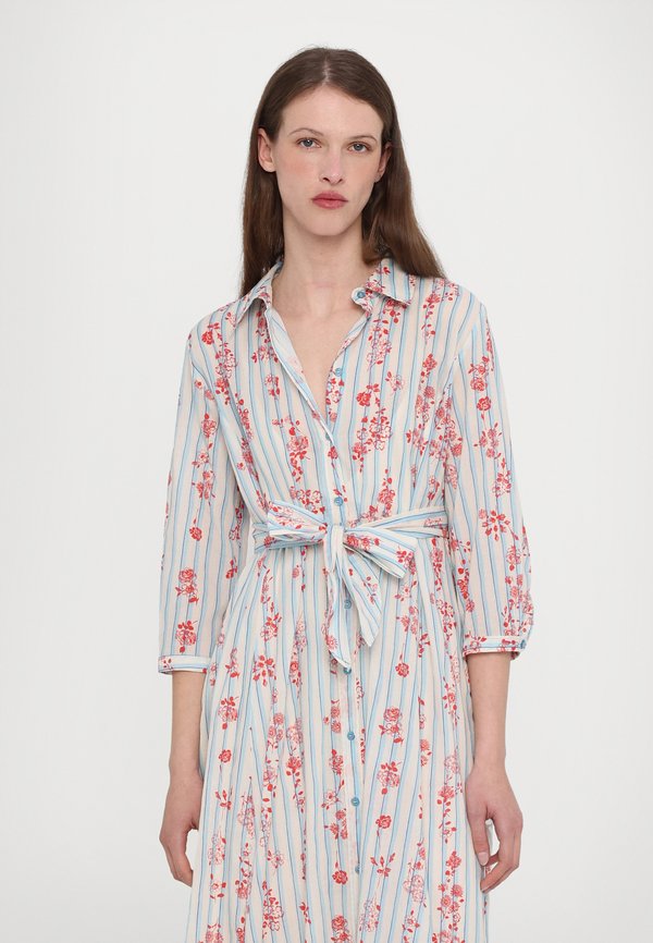 KISSES - Shirt dress - azzurro2