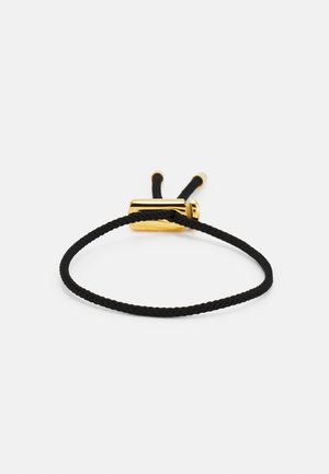 Nialaya ADJUSTABLE BRACELET UNISEX - Armbånd - black/gold-coloured