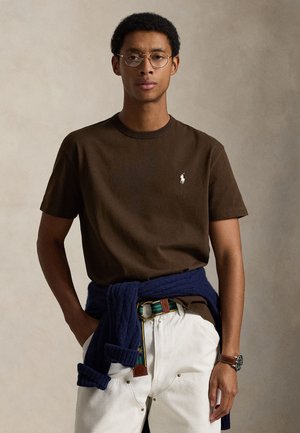 CLASSIC FIT JERSEY CREWNECK T-SHIRT - Basic póló - dark beech