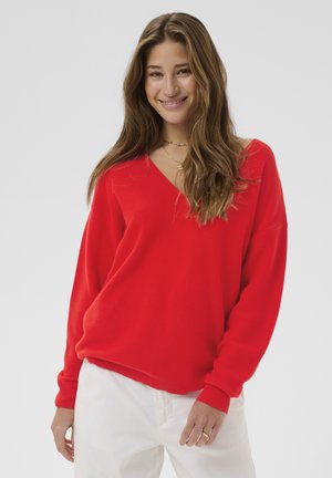 CRSILLAR PULLOVER - Jersey de punto - high risk red