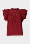 VMSUN FRILL - Bluza - syrah