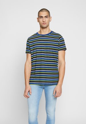 JCORELIEF TEE CREW NECK - Triko s potiskem - navy peony