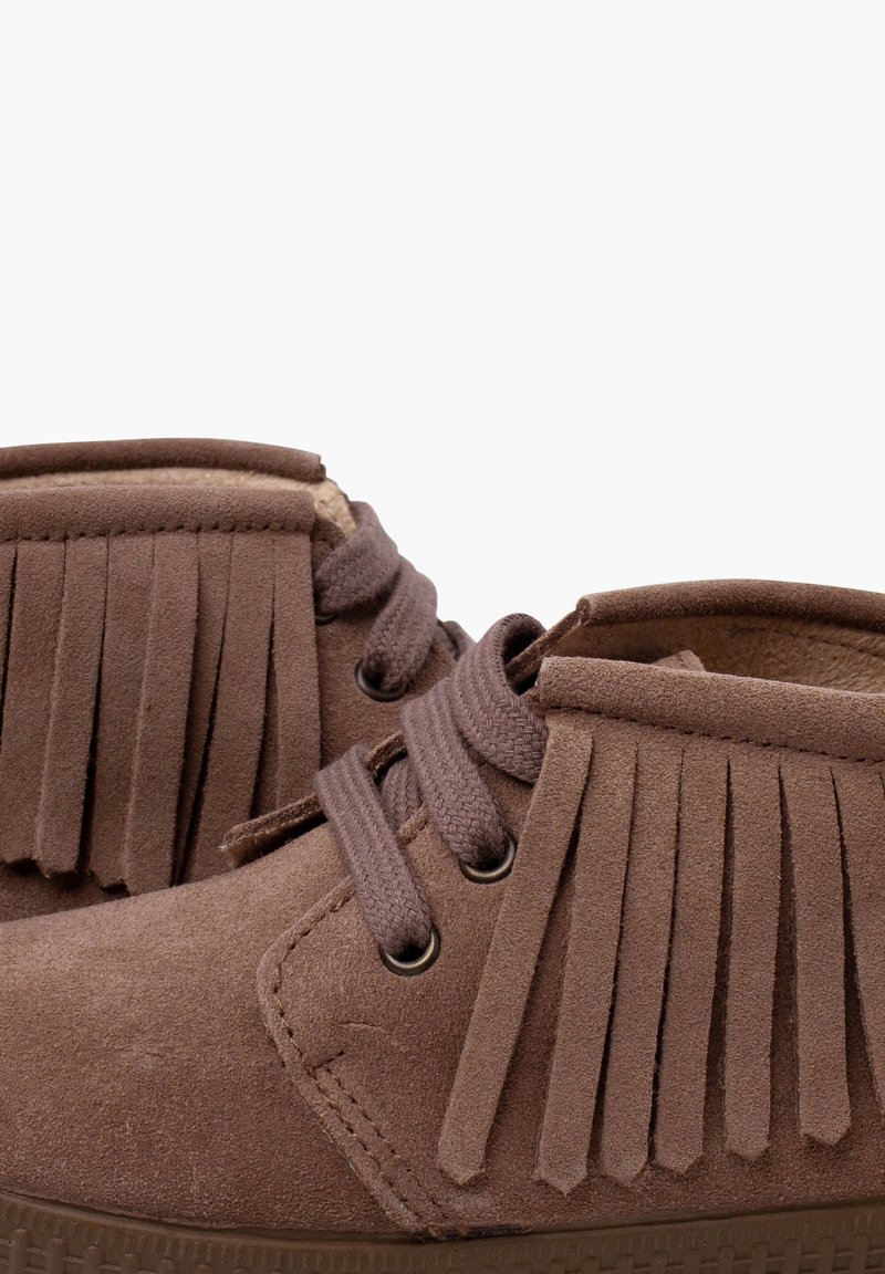 Bottes En Suède Garçon Semelle Sport Avec Sangle Adhérente
