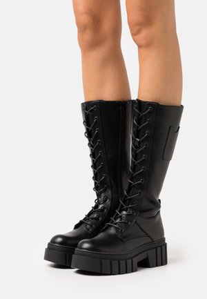 ONLY SHOES, Bottes à plateau - black