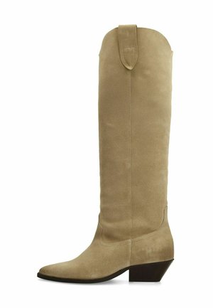 Cowboy-/Bikerlaarzen - beige