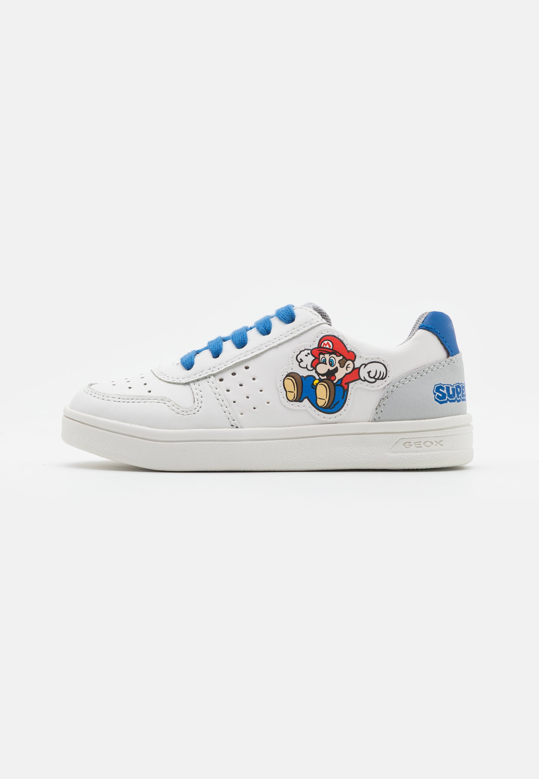 Geox NINTENDO SUPER MARIO GEOX JUNIOR DJ ROCK BOY - Sneaker low - white/weiß