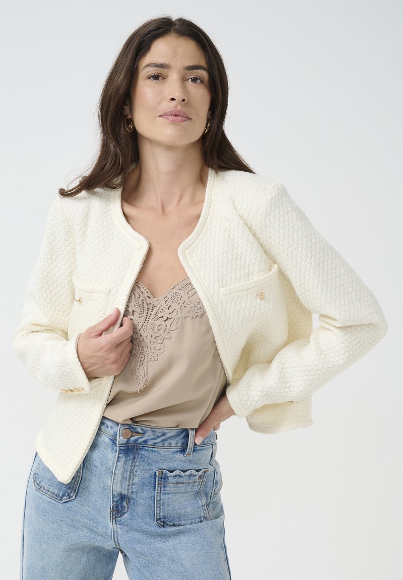 Cream - Strickjacke - marshmallow, Vergrößern