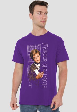 Cotton Soul, MURDER SHE WROTE - Print T-shirt - purple