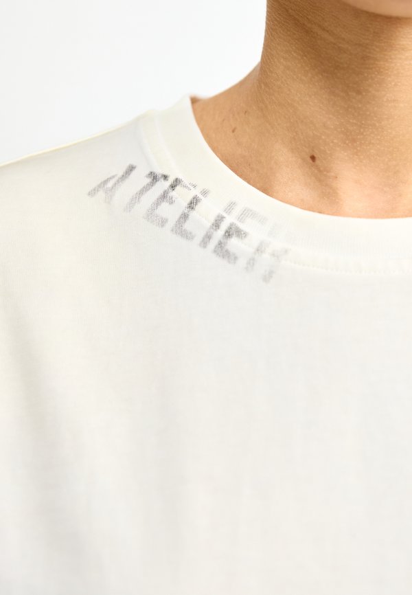 RECRUIT UNISEX - Print T-shirt - beige4