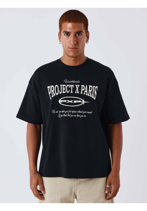 MANCHES COURTES VARSITY - T-shirt con stampa - noir