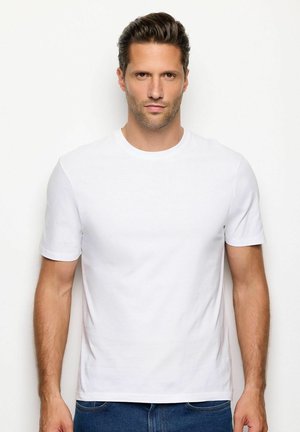 DAILY 3 MULTIPACK - T-Shirt basic - white (plain)