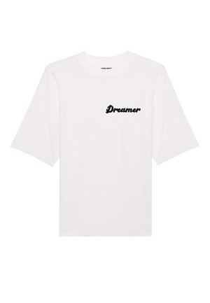 DREAMER PRINT UNISEX DROPPED SHOULDER 25 - Print T-shirt - white