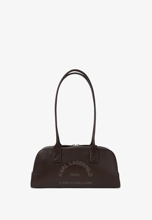KARL LAGERFELD, K/DAILY SMALL ELONGATED - Τσάντα χειρός - tobacco