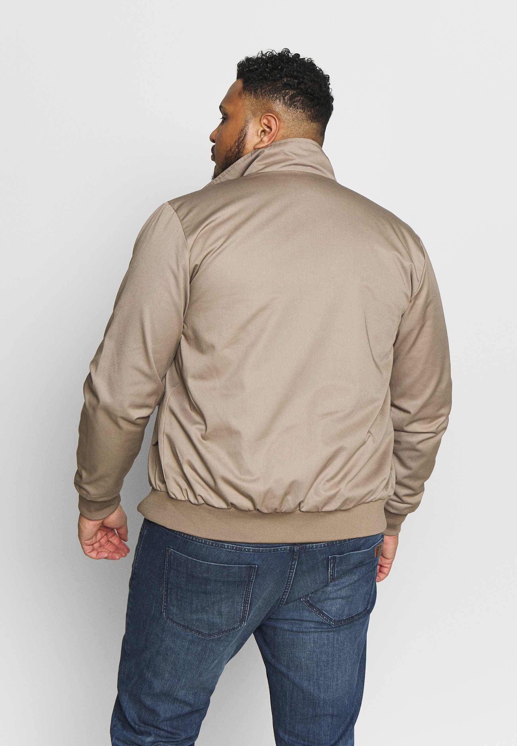 beige bomber jacket mens