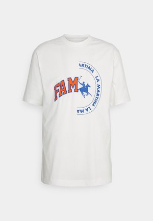 MAN - Print T-shirt - cloud dancer