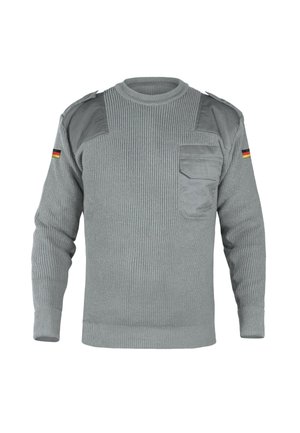 Strickpullover - grau