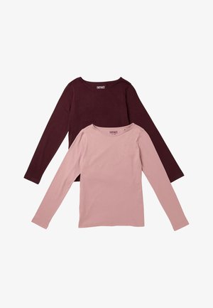 FatFace, REGULAR FIT - 2 PACK LONG SLEEVE - Long sleeved top - purple pink