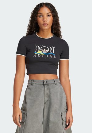 GRAPHIC BBY TEE - Print T-shirt - black