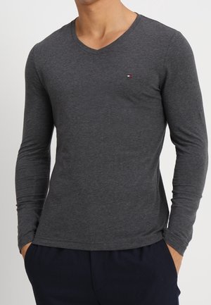 Langærmet T-shirt - anthracite