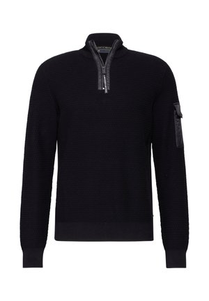 Strickpullover - schwarz