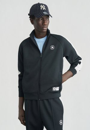 RETRO CHUCK TRACK JACKET - Cipzáras pulóver - black