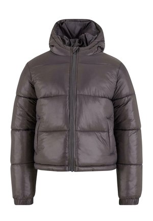 SHINY PUFFER WITH HOOD - Winterjacke - magnet