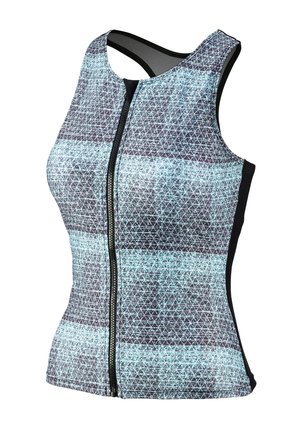 BECO the world of aquasports TANKINI  RACERBACK  - Surfshirt - türkis schwarz