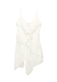 ASYMMETRIC WITH RUFFLE  - Vardagsklänning - beige