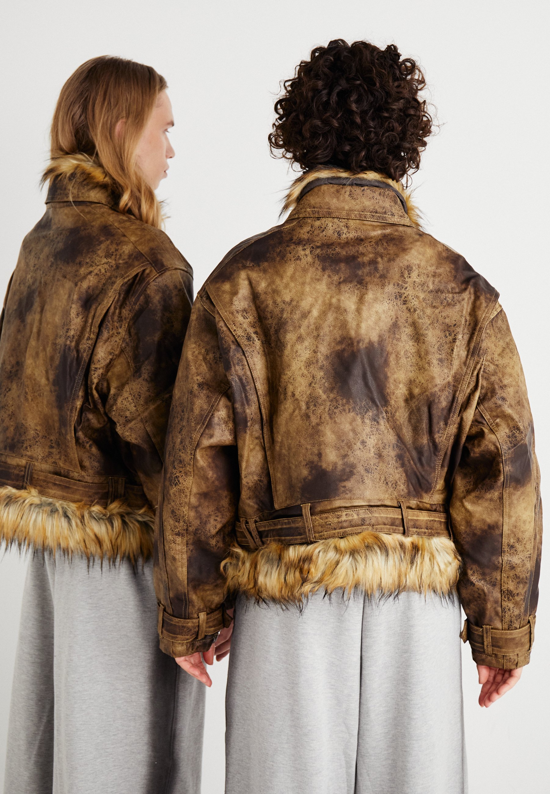 Jaded London EXTREME POCKET JACKET UNISEX - Chaqueta de cuero