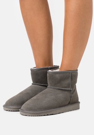 LEATHER  - Stiefelette - grey