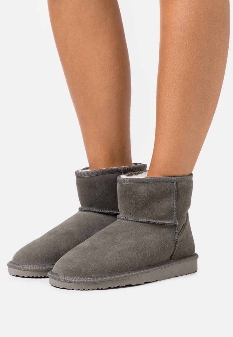 Even&Odd - LEATHER  - Klasszikus bokacsizmák - grey, Nagyítás