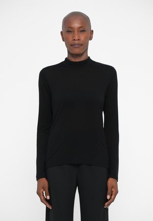 MOCK NECK - Hosszú ujjú felső - black