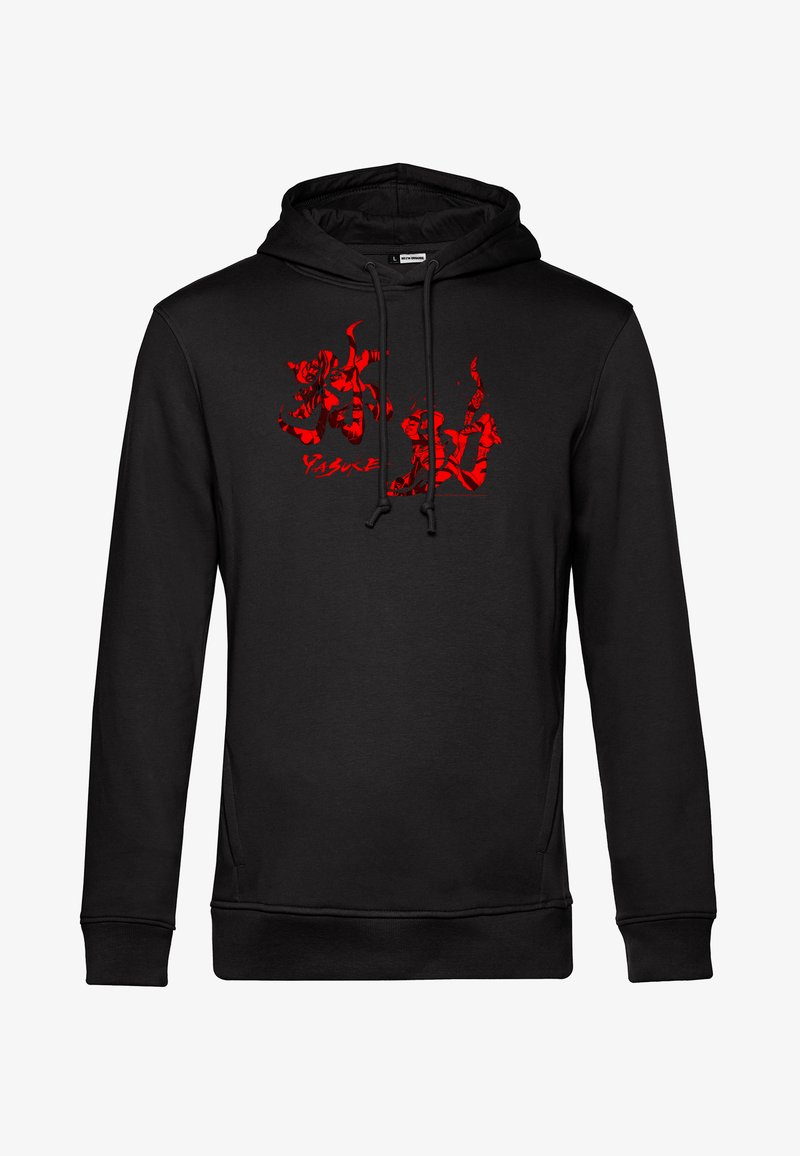 Sweat à Capuche Symbole Esthétique Japonais Dragon Kanji - Design Tatouage Rouge Coucher De Soleil