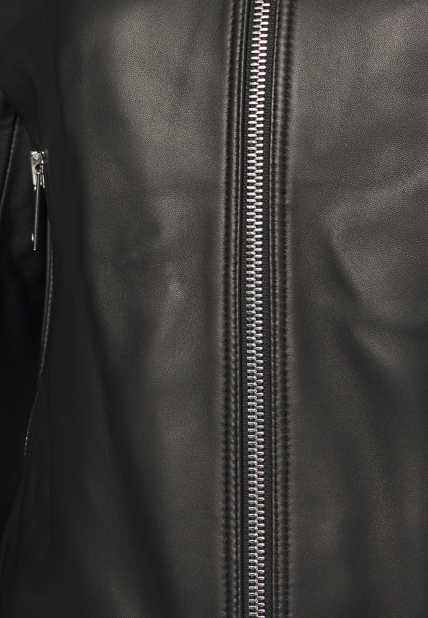 sandro Leren jas noir Zalando.nl sandro Leren jas blackZwart Zalando.nl