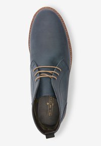 Next WAXY FINISH - Snørestøvletter - blue