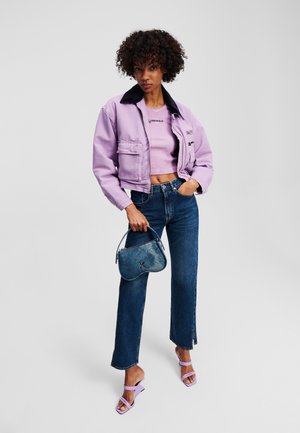 KARL LAGERFELD JEANS - Bolso de mano - tinted visual washed blue