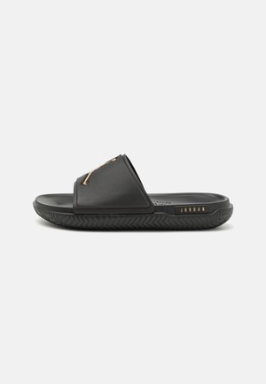 Jordan JORDAN JUMPMAN UNISEX - Pool slides - black/metallic gold