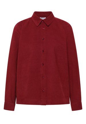 Cecil, LANGARM HEDBLUSE AUS CORD - Hemdbluse - russet red