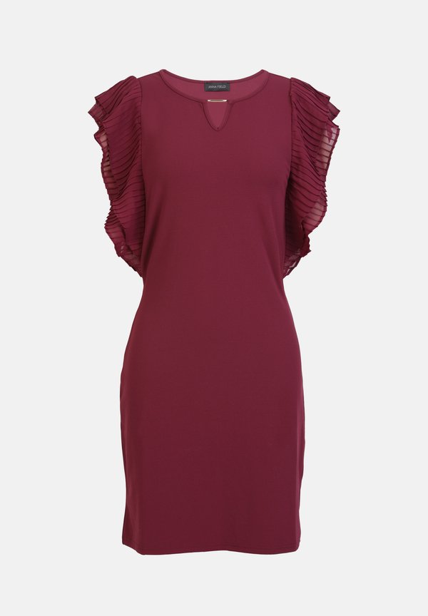 Jersey dress - raspberry2