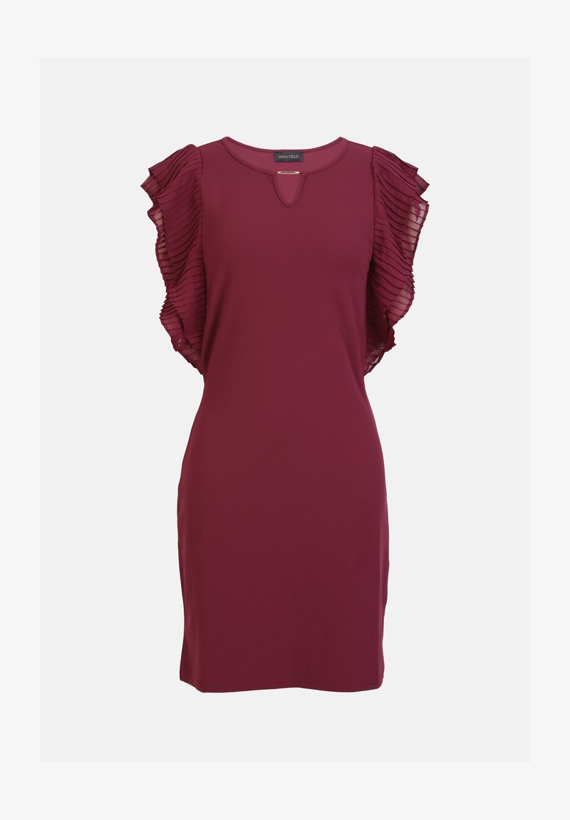 Anna Raspberry Size Anna Field Jersey dress - raspberry/berry - Zalando.co.uk