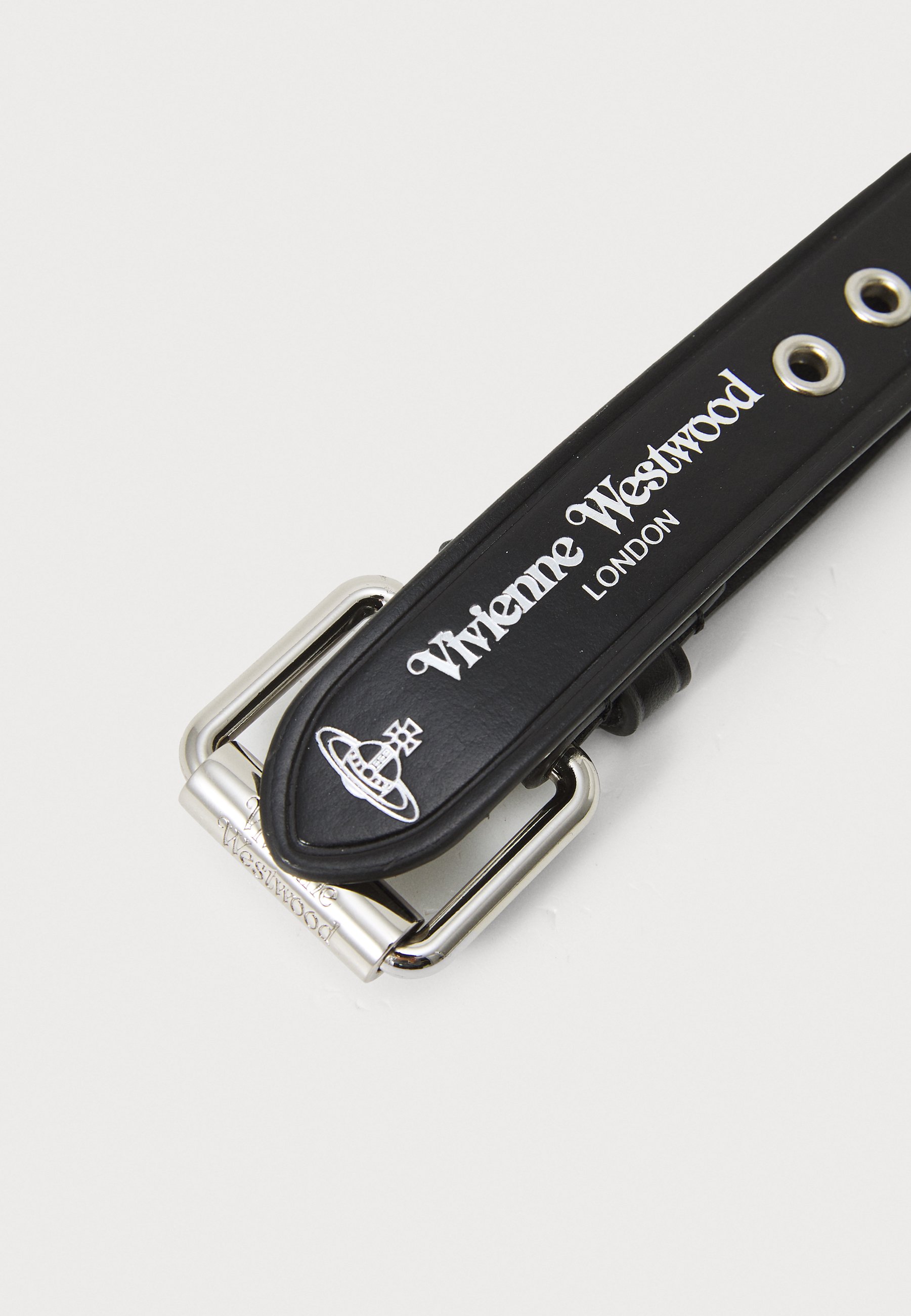 Vivienne Westwood MINIBELT CHARM UNISEX - Keyring - black/silver