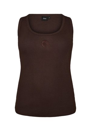 Zizzi, TOP  - Top - braun