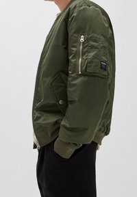 PULL&BEAR Bomber Jacket - dark green