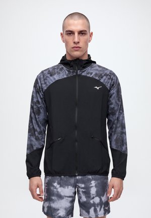 Mizuno, ACTIVE ALPHA HOODED JACKET - Яке за бягане - gekko