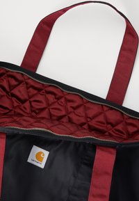 Carhartt WIP ALUMNI TOTE BAG UNISEX - Cabas - black/scarlet