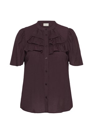 Kaffe Curve, KCNICOLA - Button-down blouse - fudge