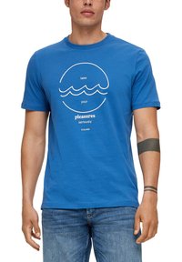 s.Oliver AUS REINER - T-Shirt print - hellblau
