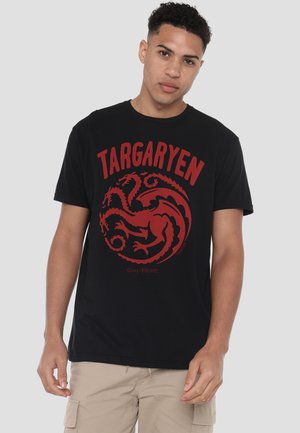 Cotton Soul, GAME OF THRONES THE FIRE AND BLOOD - T-Shirt print - black